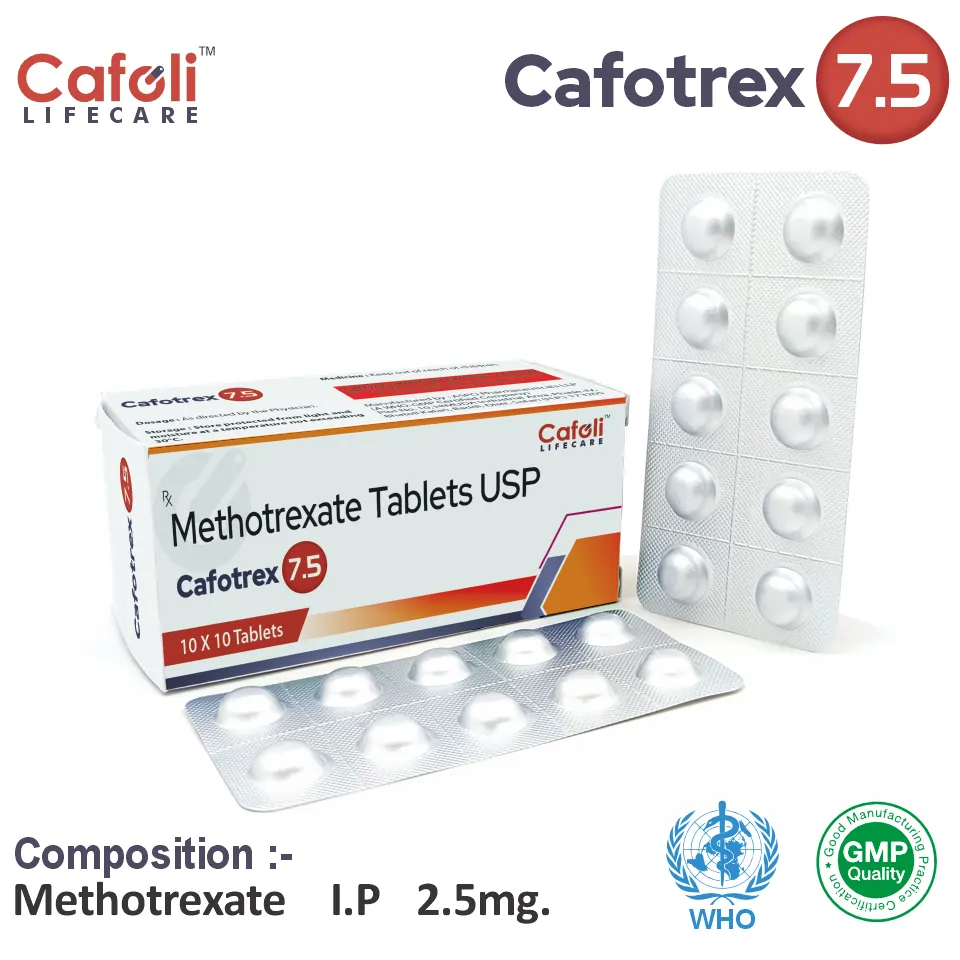 Cafotrex 7.5mg Tablet for PCD Pharma Franchise